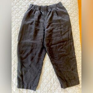 Elizabeth Suzann Andy linen trouser black size L